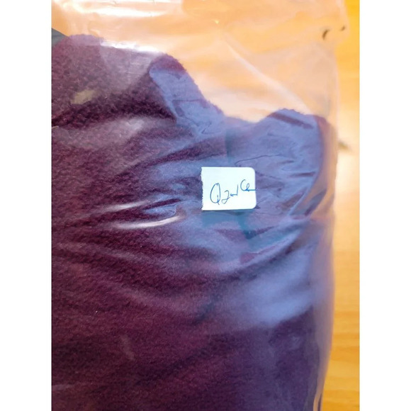 The North Face Mens Denali Jacket Large Burgundy Fleece Outdoors Hiking 1/2 Zip - Picture 15 of 16